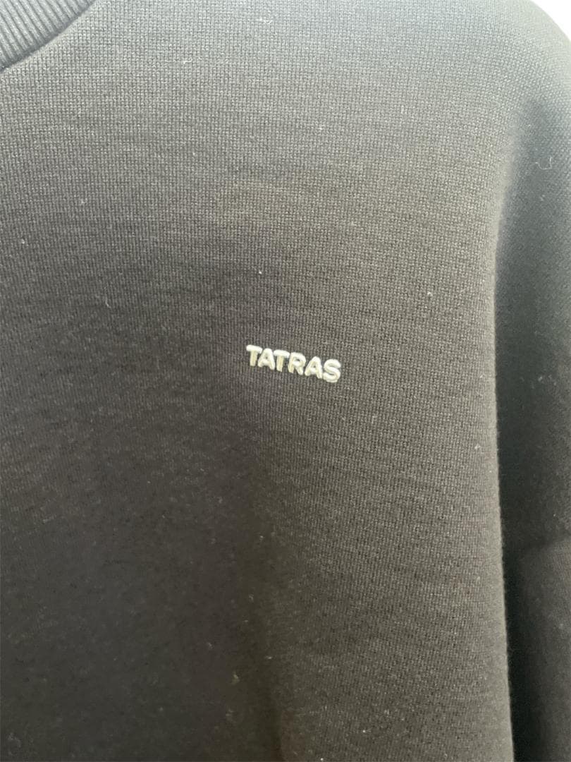 TATRAS　 ブラック 　クルーネックスウェット　フィダシオ　サイズ１