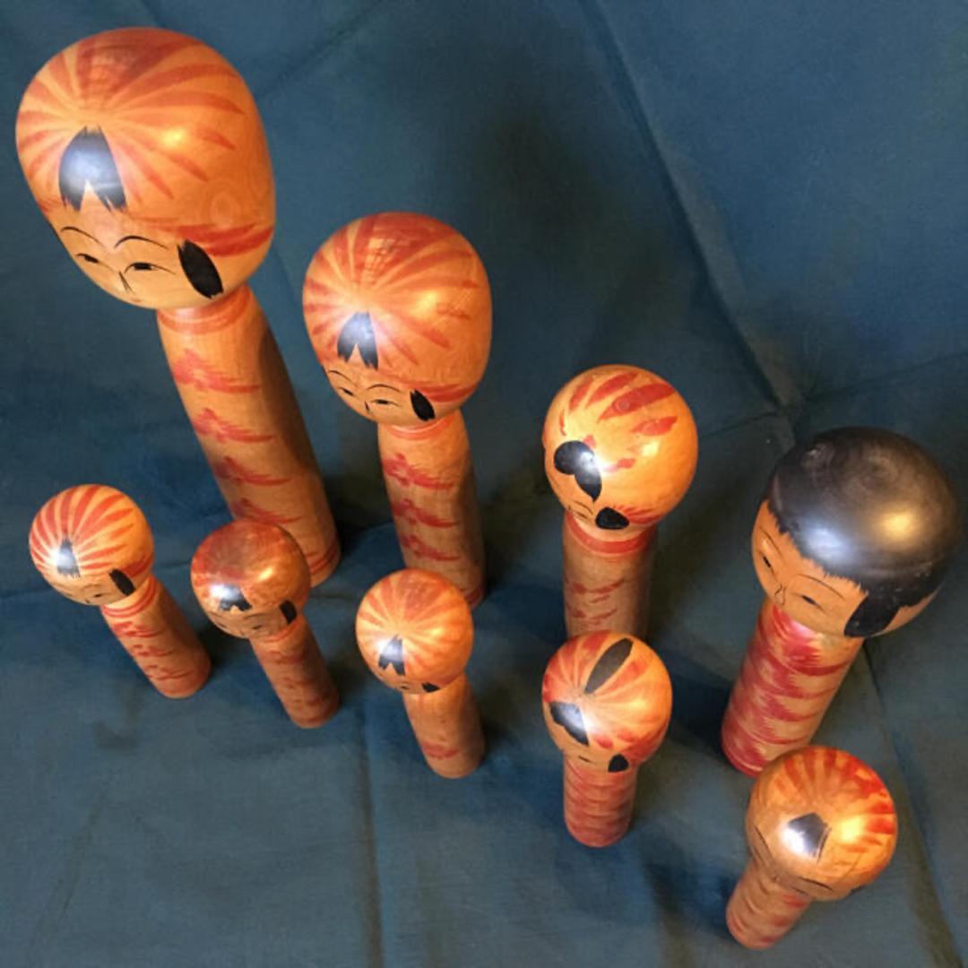 希少年代物 昭和レトロ 伝統こけし 古こけし