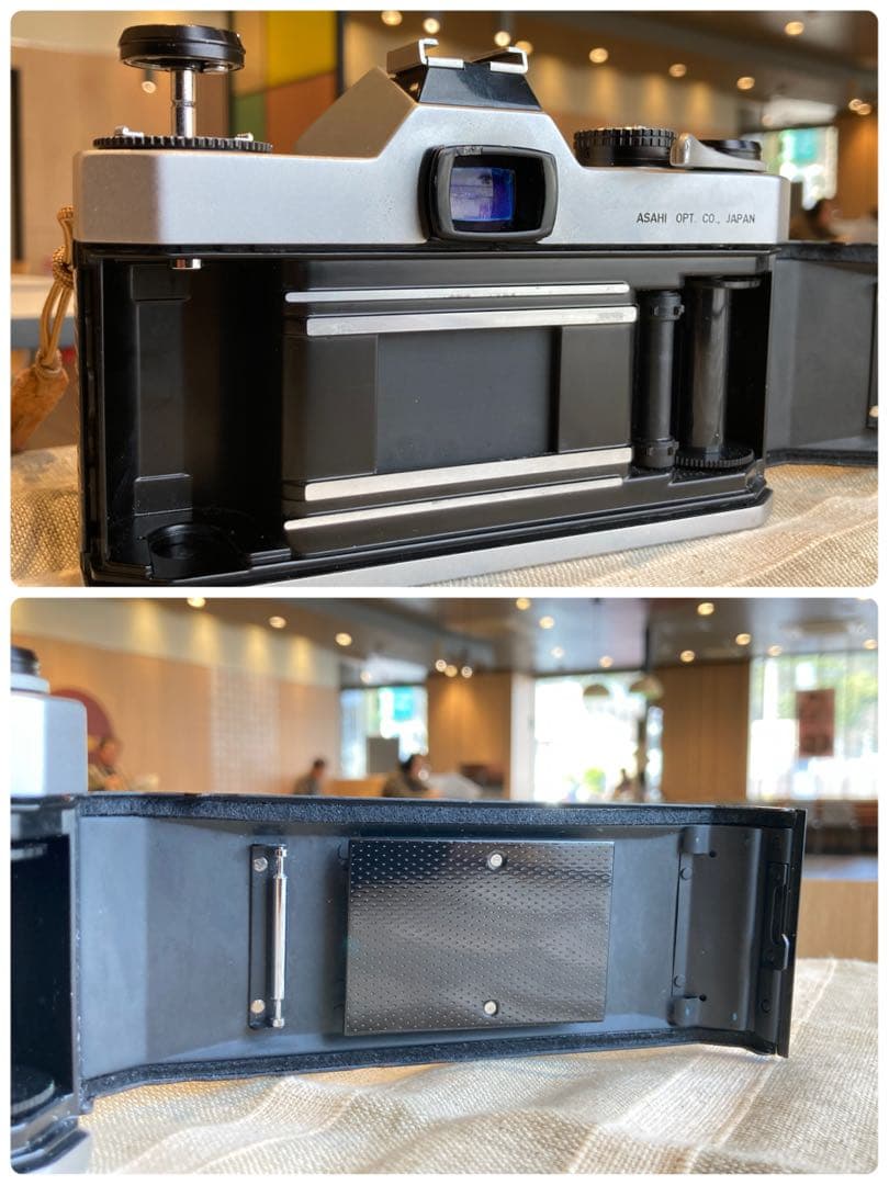 美品＊完動品＊初期保証 ★pentax spf★リザード本革ベージュ★作例必見！