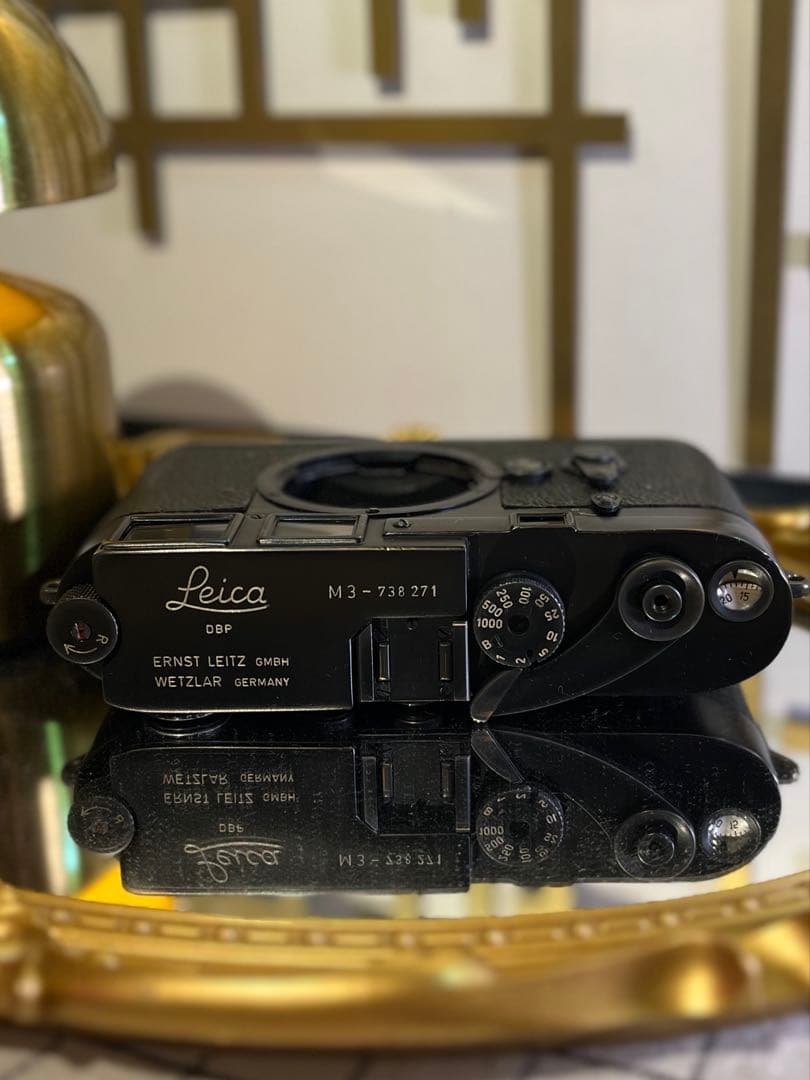 Leica M3 DSブラック 真鍮の覗く色気 動作良好