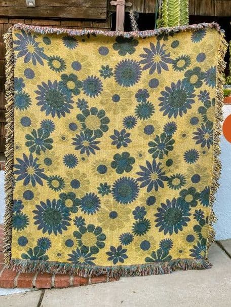 vintage デイジー ラグ