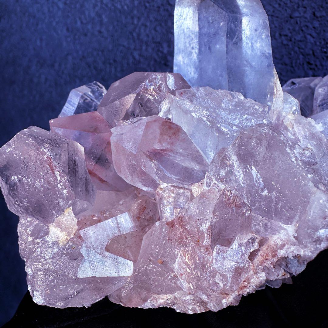 希少❗️超綺麗♡レインボー☆超強いパワー ヒマラヤ水晶 クラスター天然石A1454