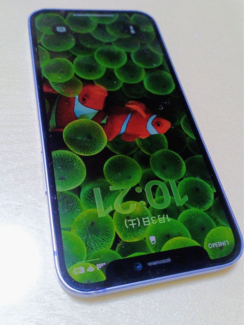 Apple iPhone 12 128G パープル 本体　ジャンク