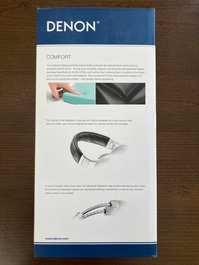 ［美品］DENON レファレンス ヘッドホン AH-D7200オーバー イヤー