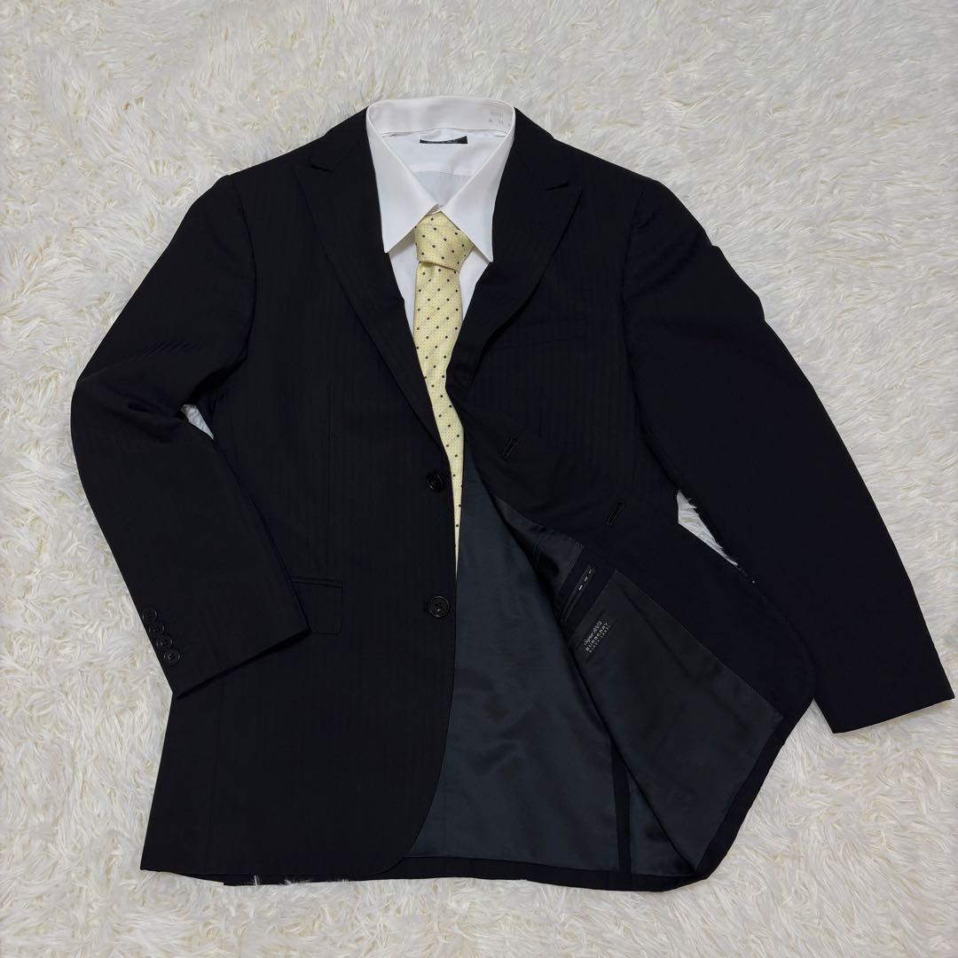 【新品・未使用】タケオキクチ メンズ ストライプ　スーツ L 上下セット