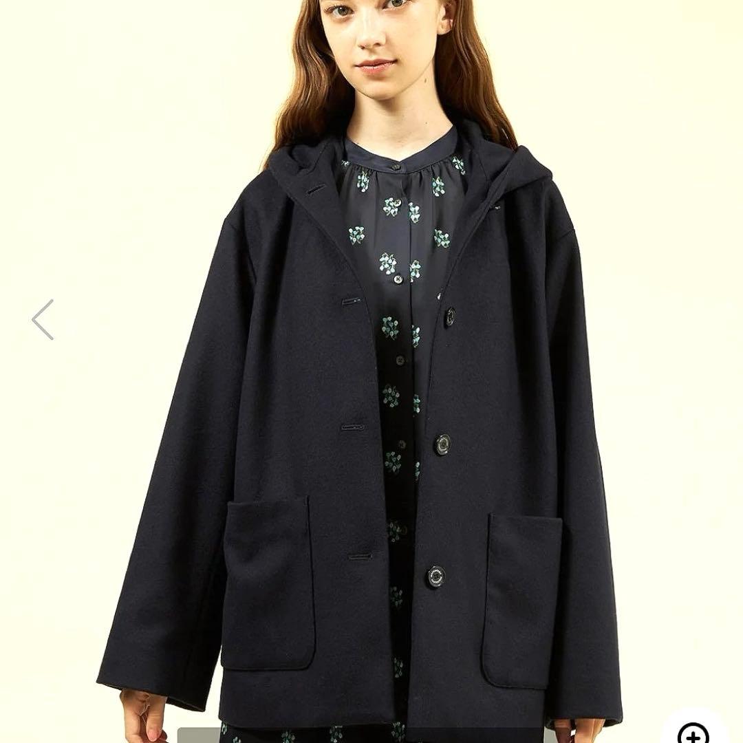 【新品】MACKINTOSH PHILOSOPHYウールコート ミドル丈ネイビー