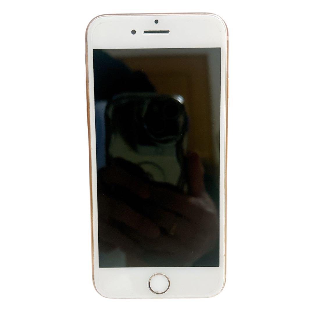 iPhone 8 ゴールド　本体 背面ひび割れ