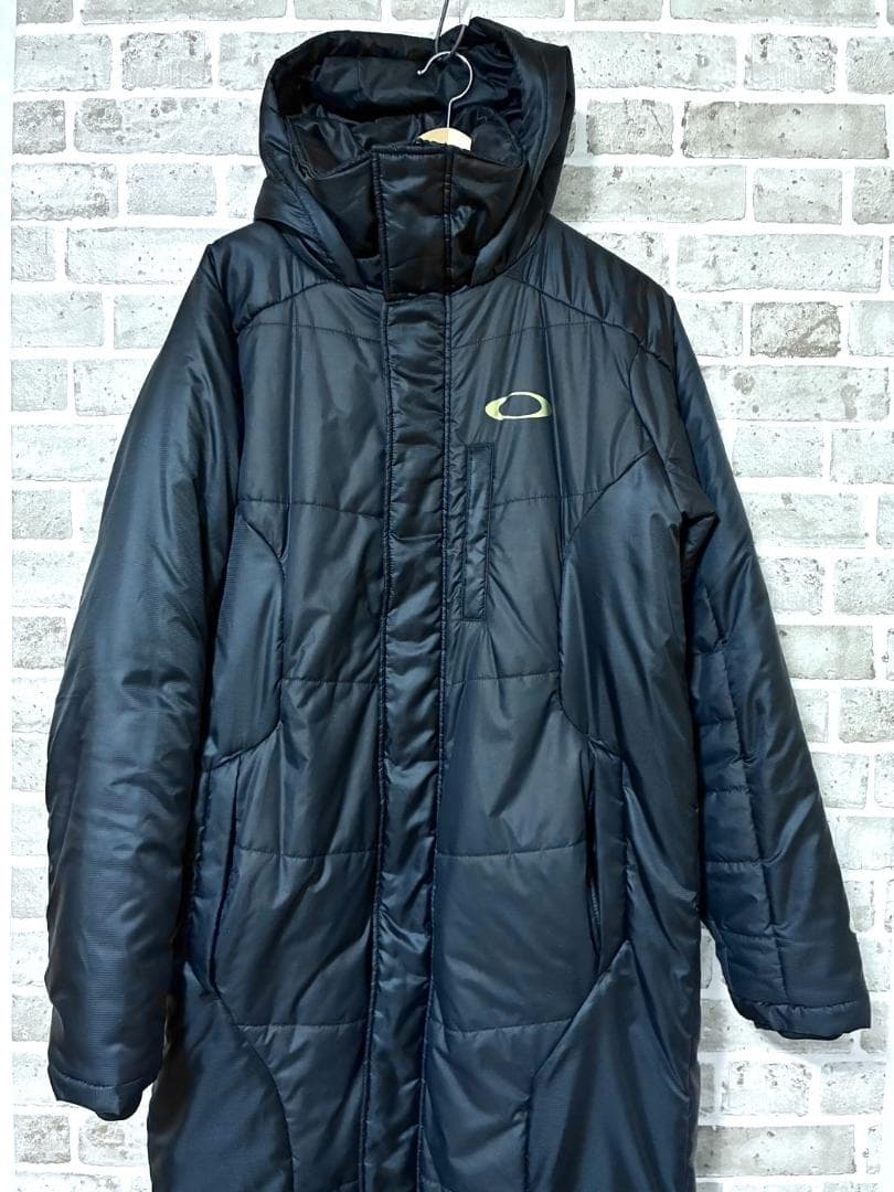 【早い者勝ち✨】オークリー スカル メンズ 中綿 ロングコート ベンチコート M