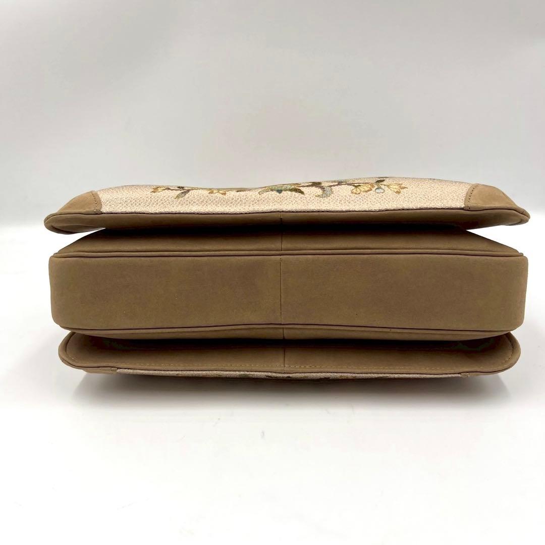 美品　OKAJIMA オカジマ　岡重　和装バッグ　皇室御用達　絹100%