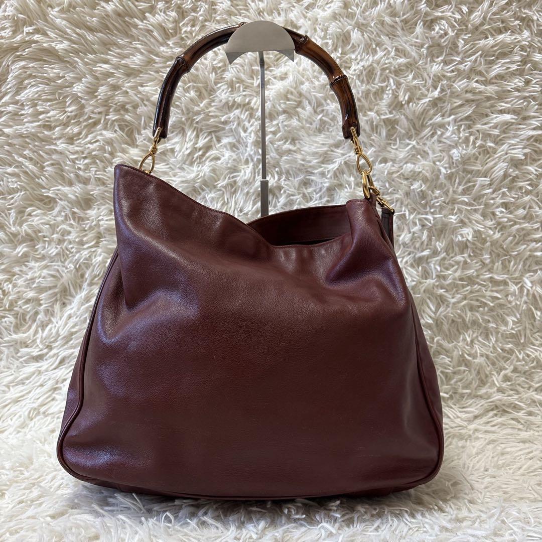 GUCCI BAMBOO グッチバンブー　2WAY ショルダーバッグ