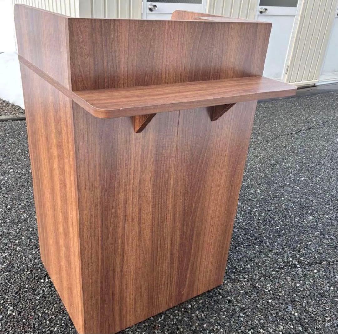 受付レジカウンター　木製　サロン　レジ　什器　イベント