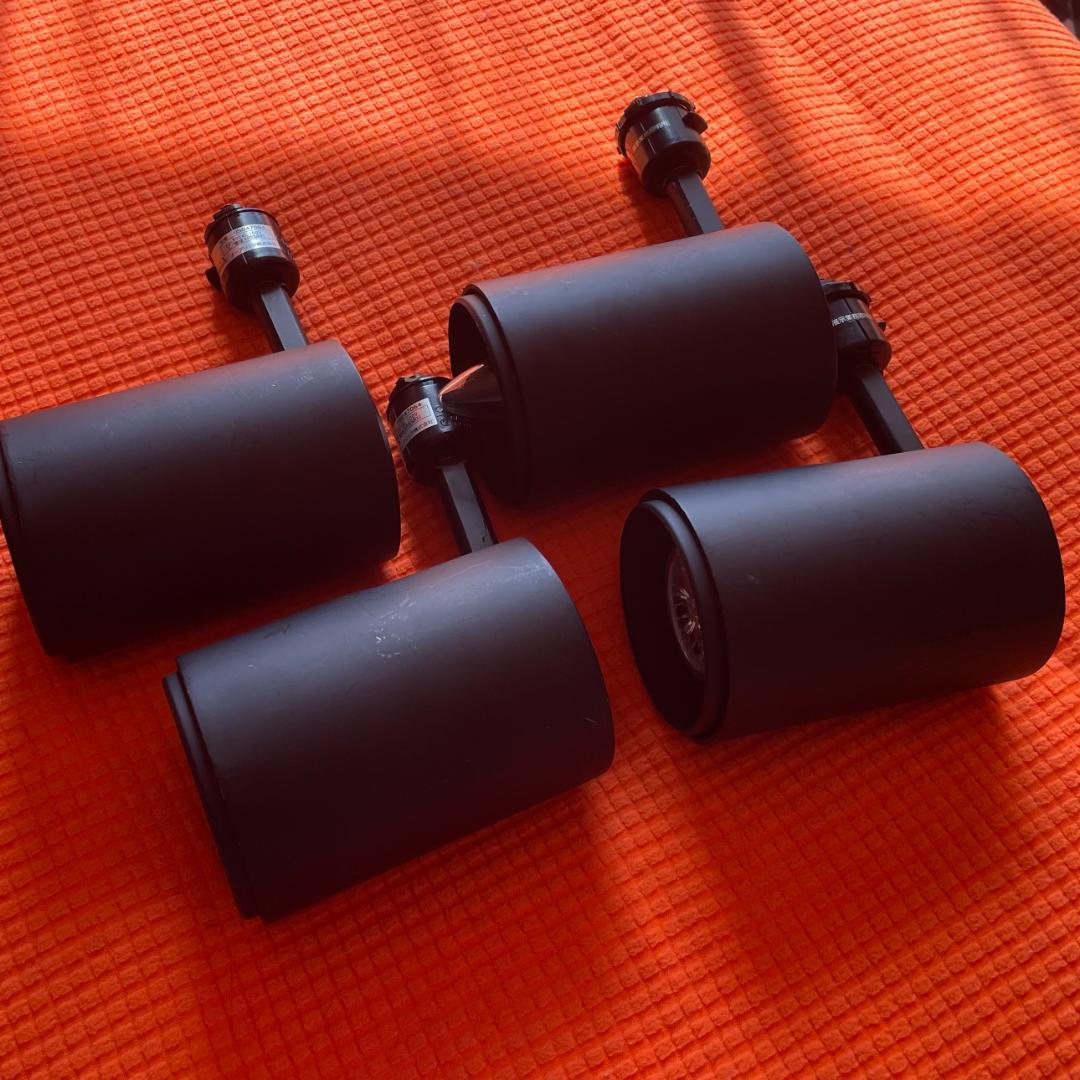 【LED球3つ付】オーデリック ダクトレールスポットライト 4セット