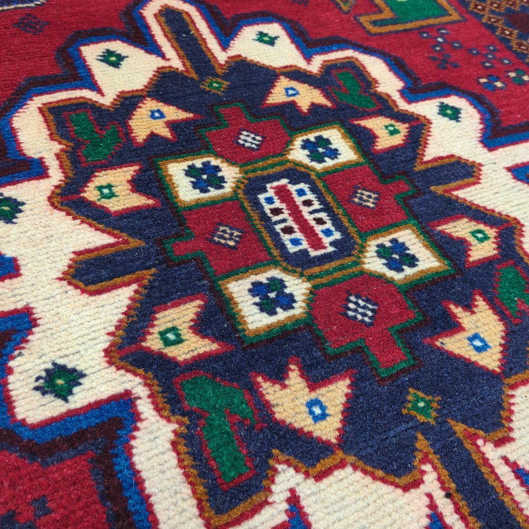 アフガニスタン絨毯　バルーチ　ヴィンテージラグ　トライバルラグ　ウール