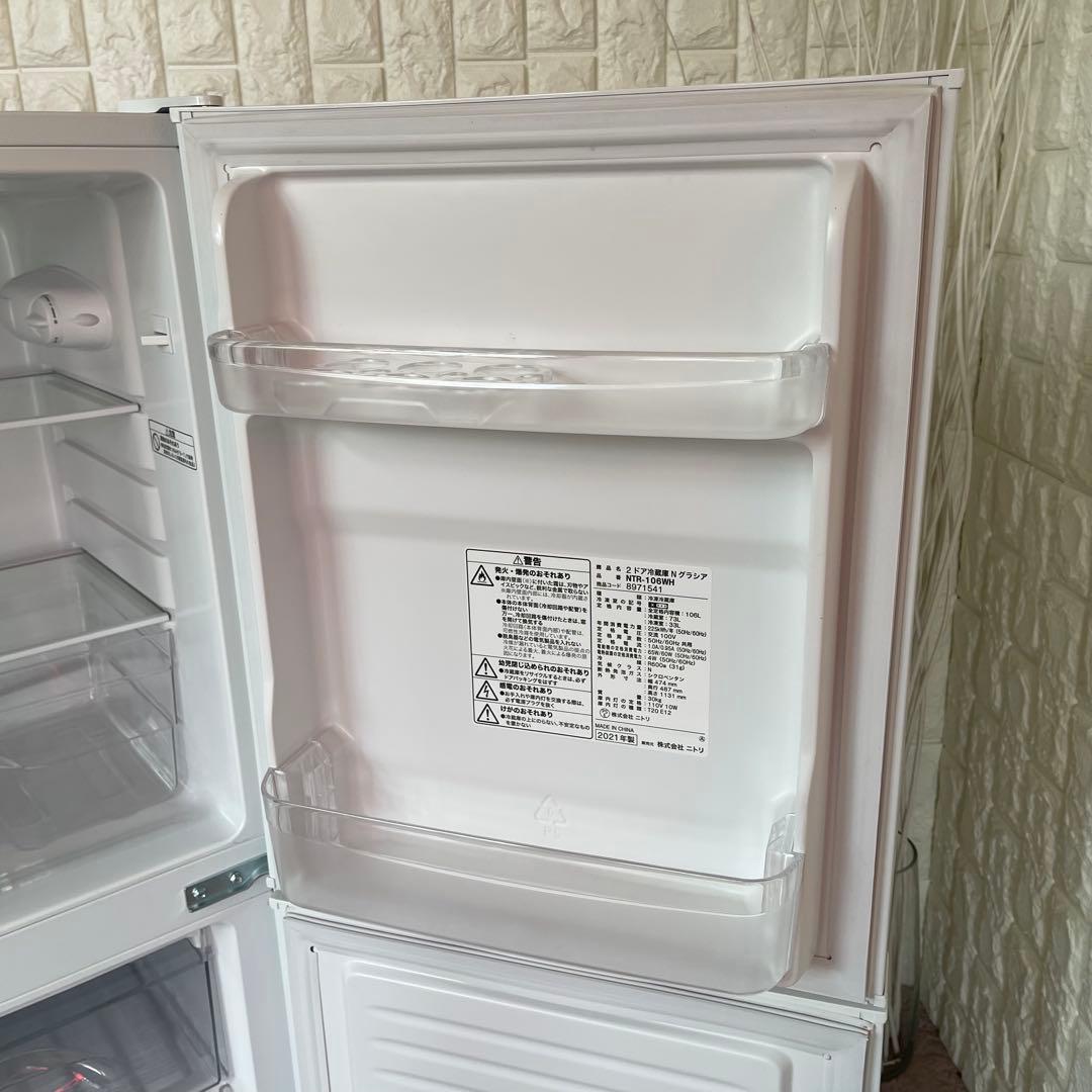 mimi❁⃘*.゜ ✨ニトリ3点セット　冷蔵庫&洗濯機&電子レンジ　美品