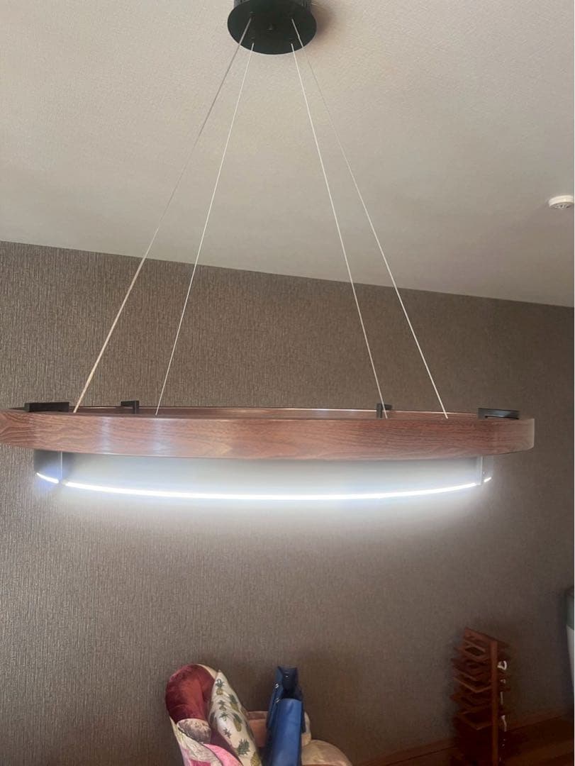 【直径80cm】特大LEDペンダントライト 北欧モダン 高さ調整可 青山購入