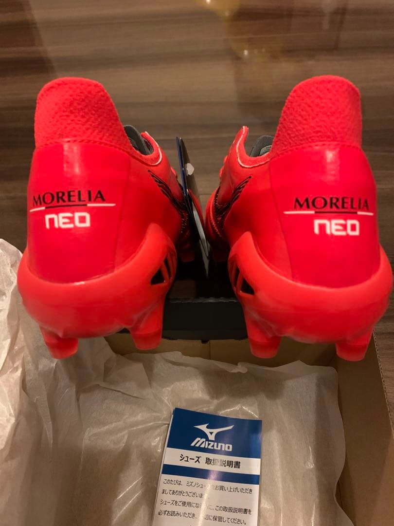 ミズノ モレリアネオ3 ジャパン レッド 26.5cm