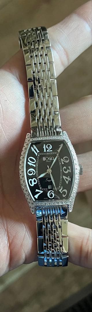 HOGA スイス時計サファイアクリスタル(NEW BATTERY)