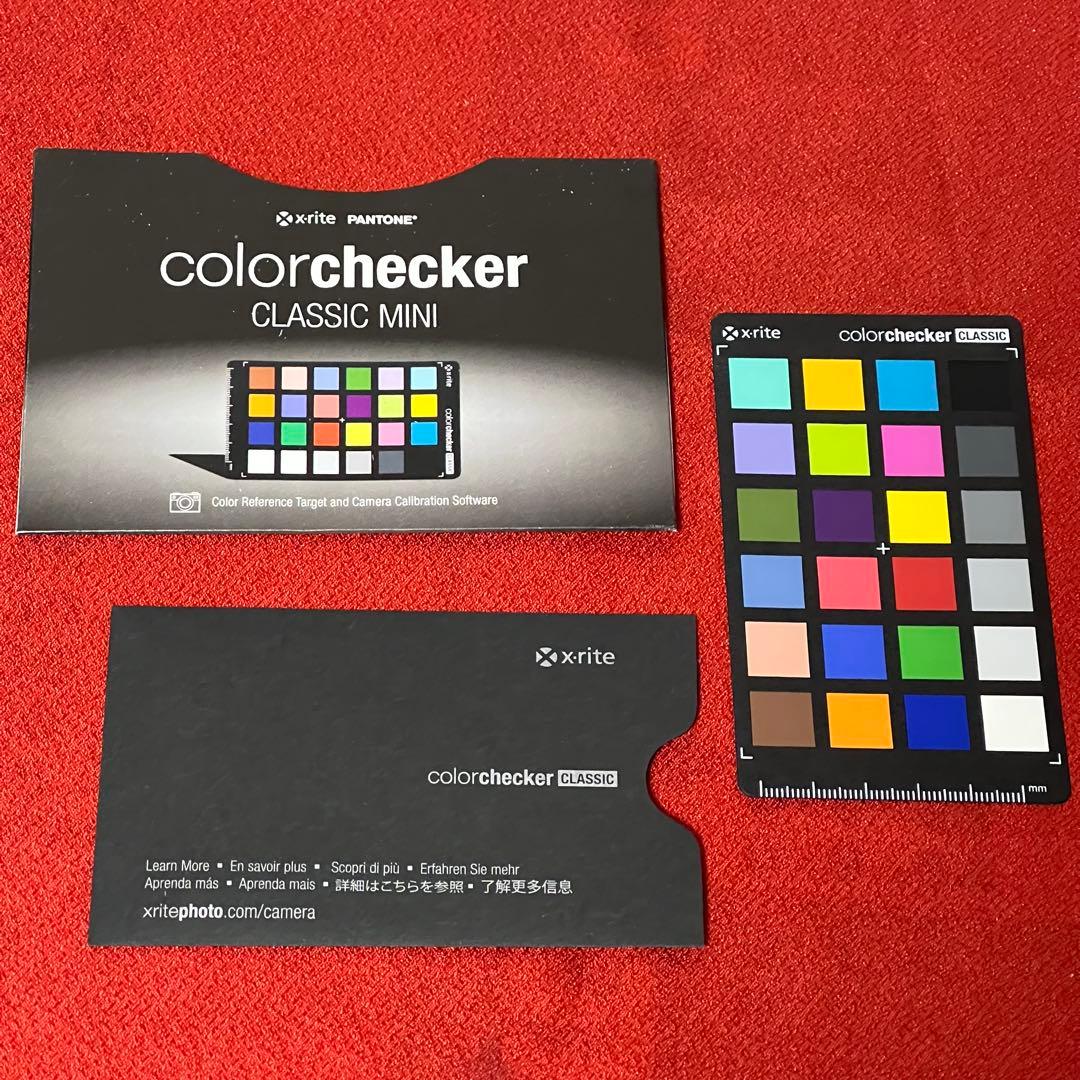 専用　x-rite colorchecker CLASSIC MINI