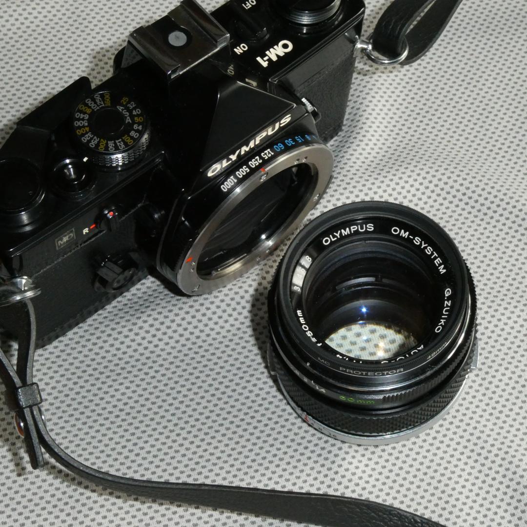 美品　OLYMPUS OM-1 一眼レフカメラ 50mm F1.4レンズ付き