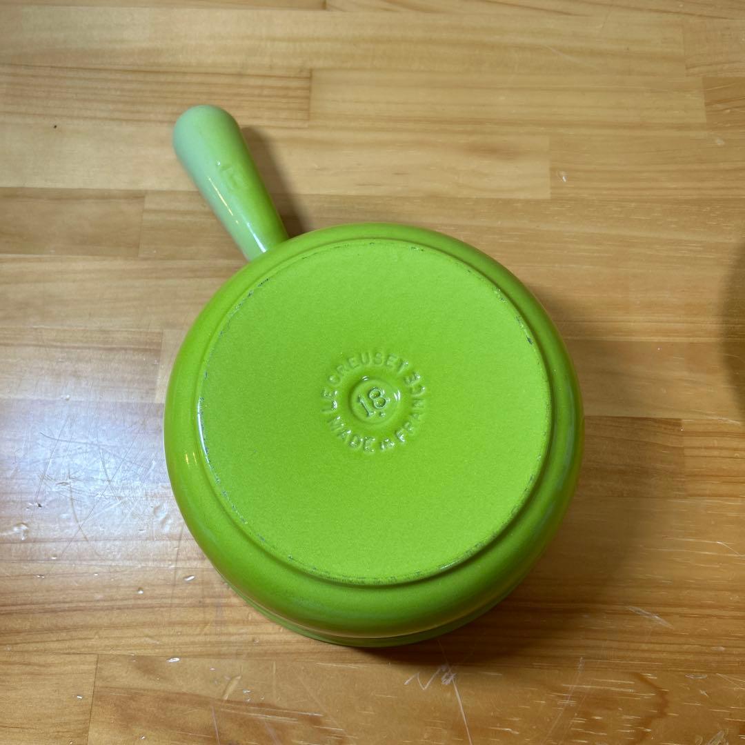ルクルーゼ　ソースパン　片手鍋　18cm グリーン
