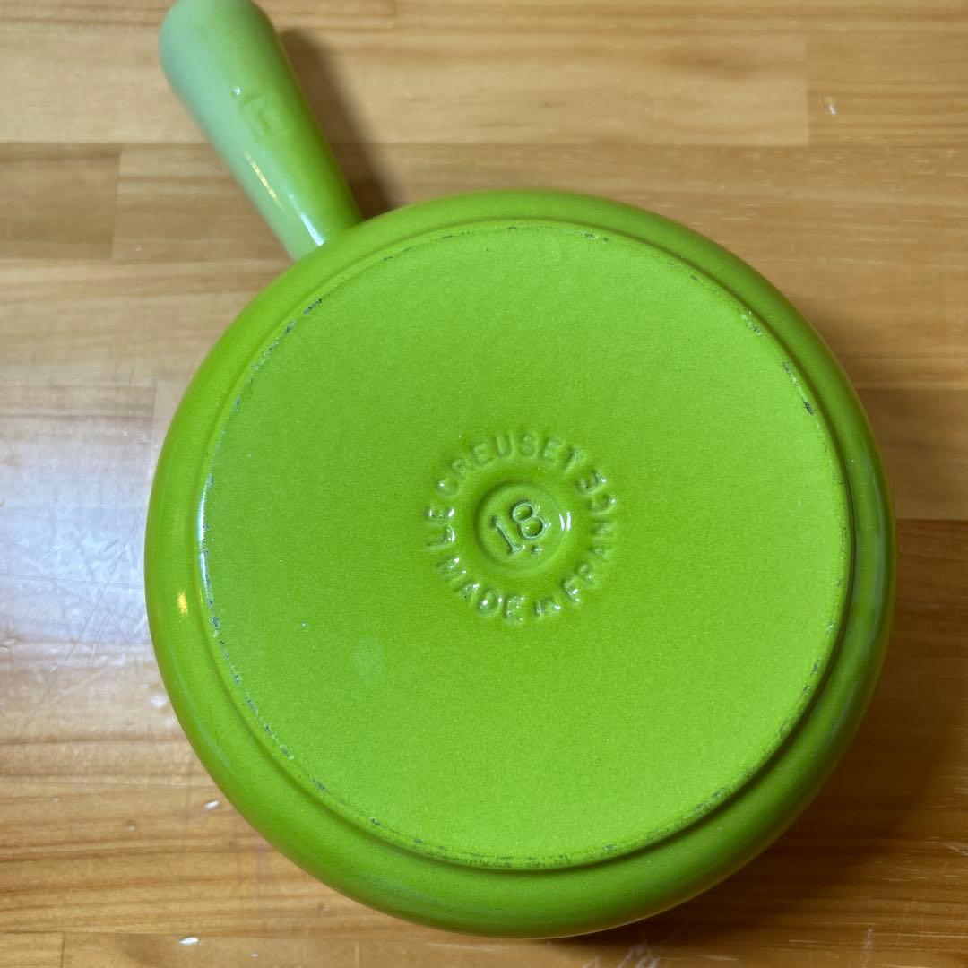 ルクルーゼ　ソースパン　片手鍋　18cm グリーン