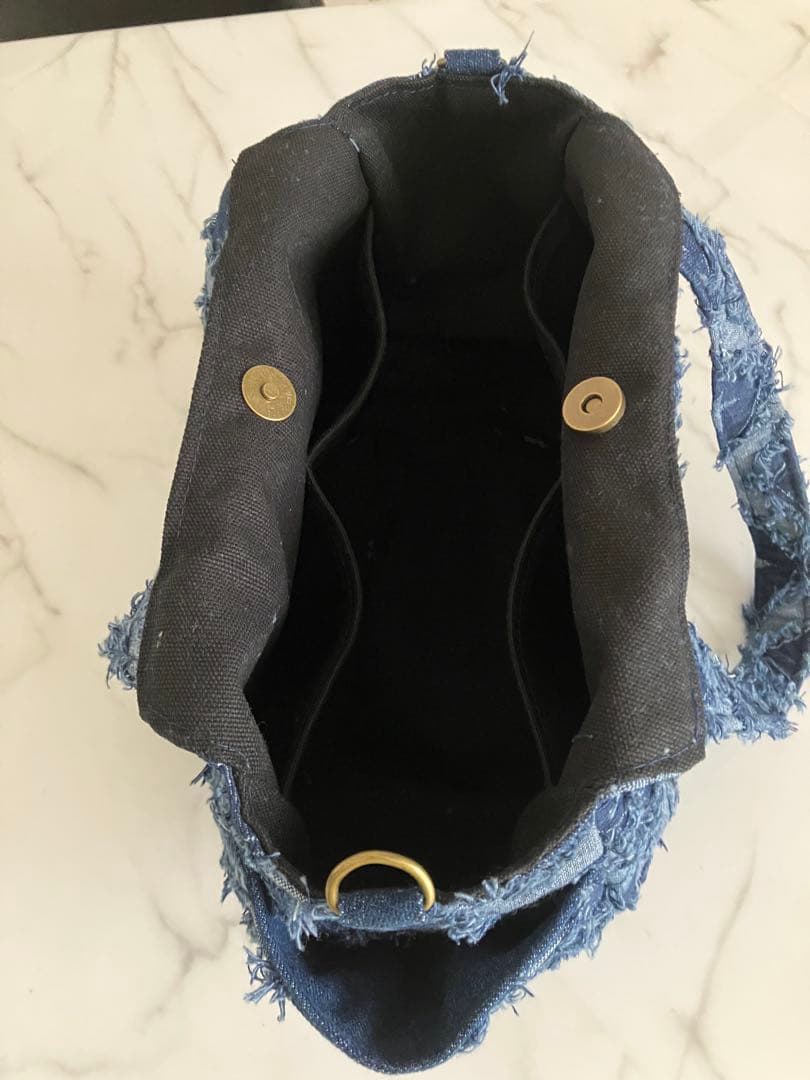 877 LaLa☆　星柄デニムリメイクバック　ハンドメイド　 2点