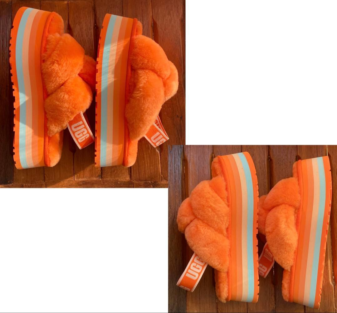 入手困難・激レア✨展示品✨25素足✨UGG✨DISCO KNOT SLIDE