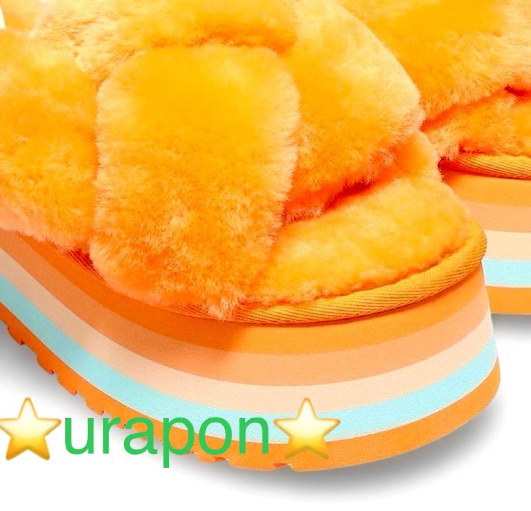 入手困難・激レア✨展示品✨25素足✨UGG✨DISCO KNOT SLIDE