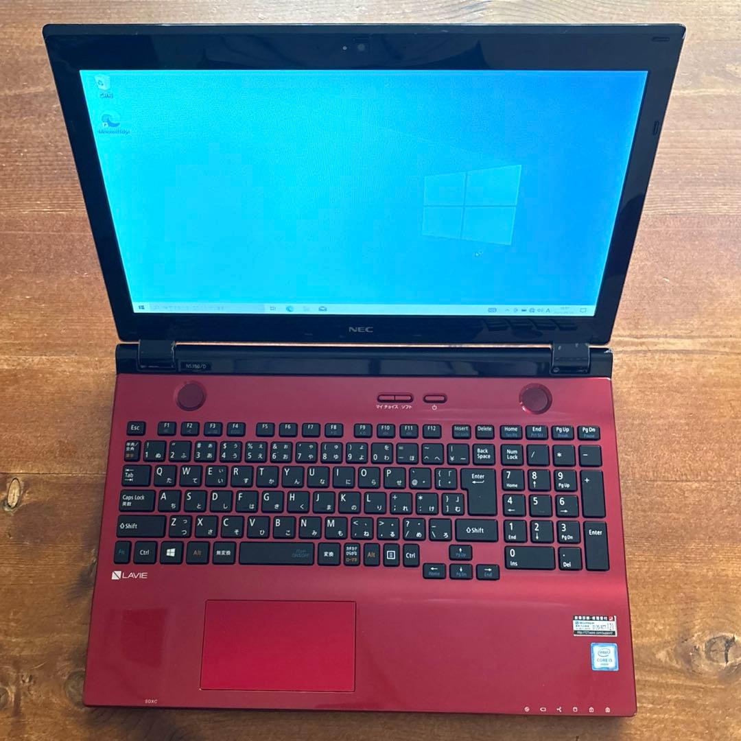ブルーレイ/SSD/メモリ16GB LAVIE NS350/D バッテリー93%