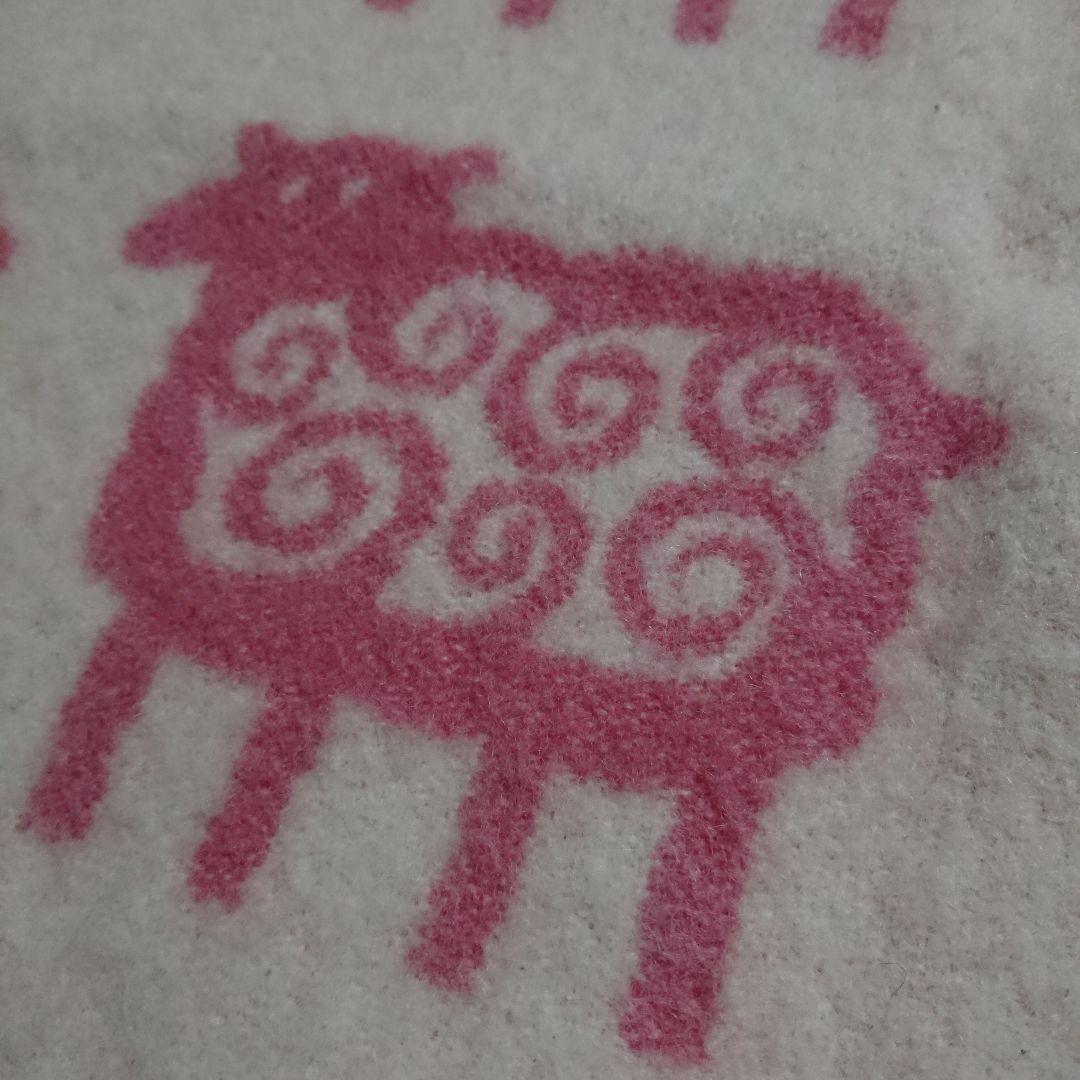 ハーフブランケット ベングトのヒツジ ウール80% コットン20% クリッパン