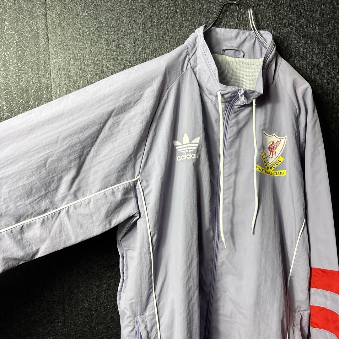 【★リヴァプールFC】 adidas 古着 メンズ アウター ナイロンジャケット
