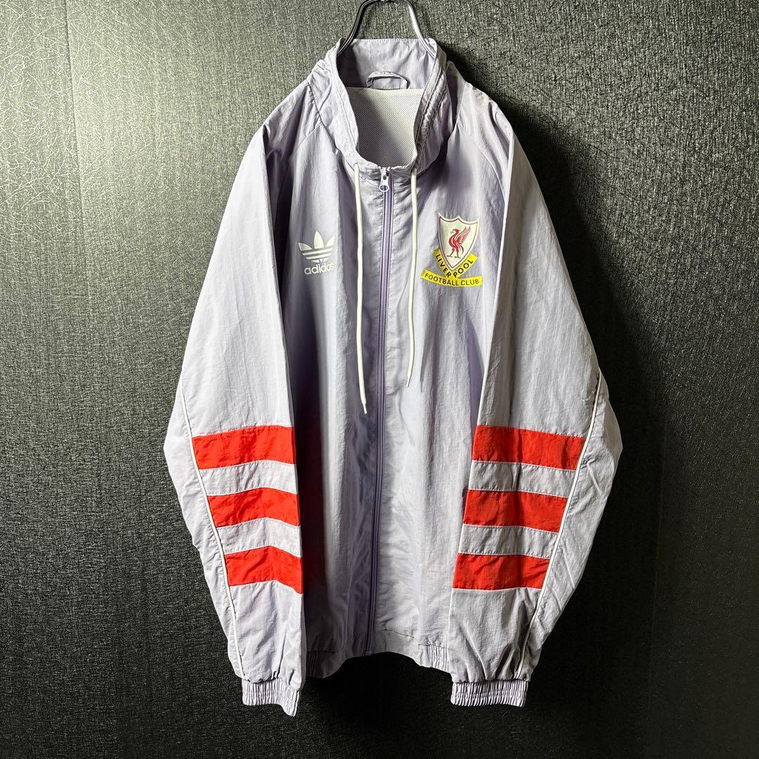 【★リヴァプールFC】 adidas 古着 メンズ アウター ナイロンジャケット