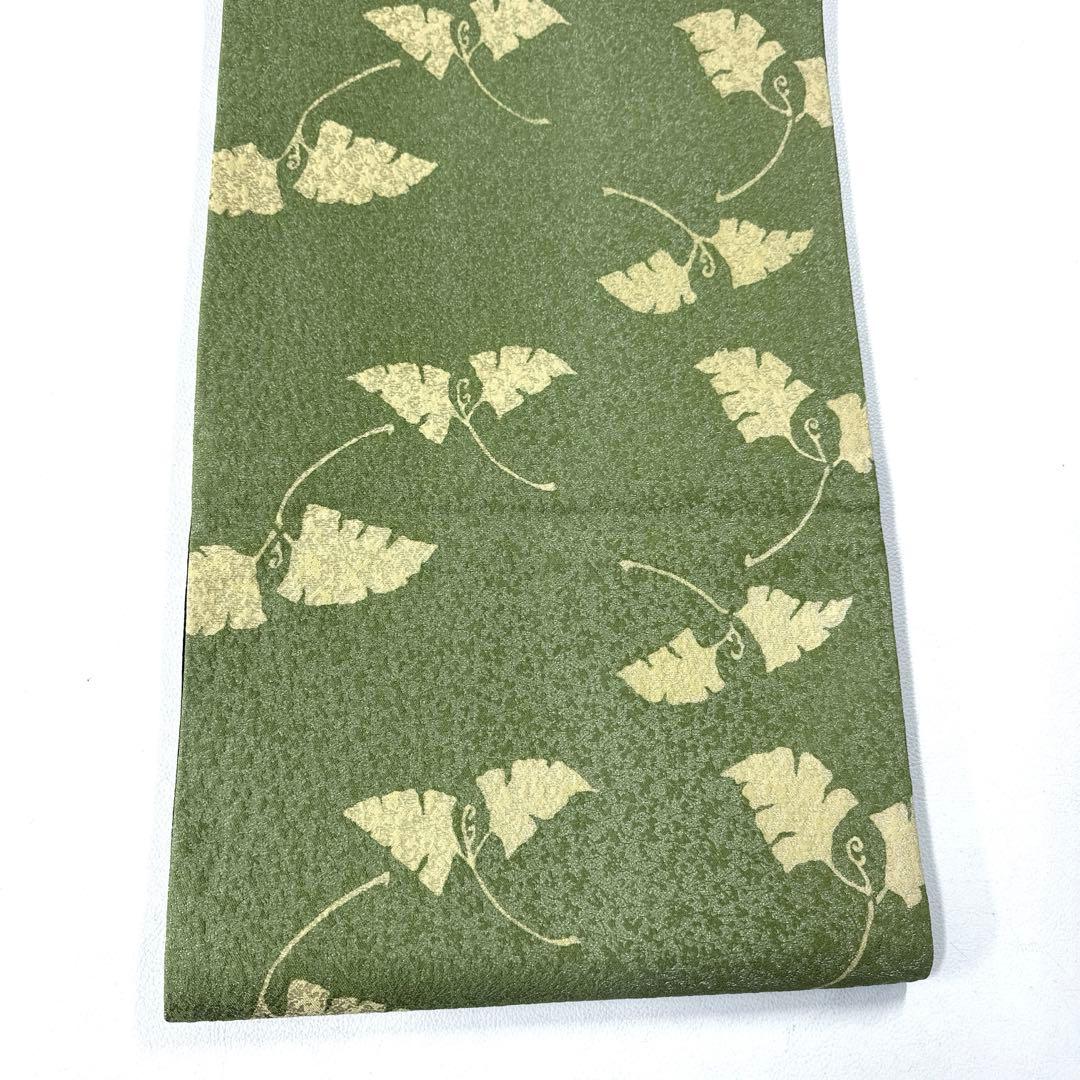 専用帯6050 ●高級 正絹 紅型 両面全通 リバーシブル 袋帯 松竹梅