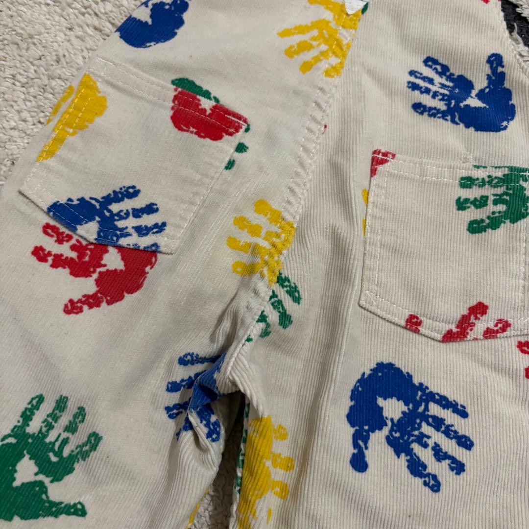 OSHKOSH オシュコシュ　オーバーオール　手形柄USA