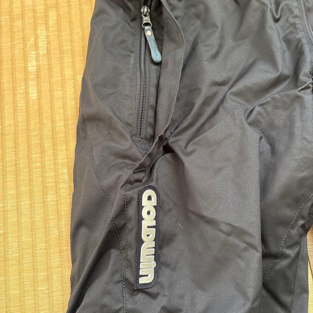 Goldwin スキーウェア ブラック/イエロー/サイズ上M下L