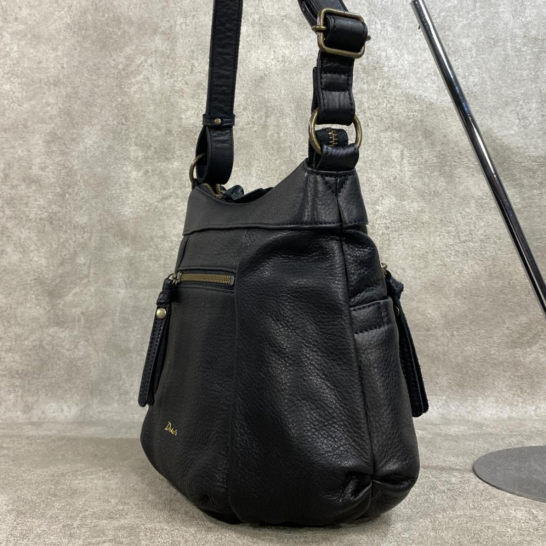 【極美品】 DAKOTA ダコタ ルーチェ 日本製 牛革 ショルダーバッグ