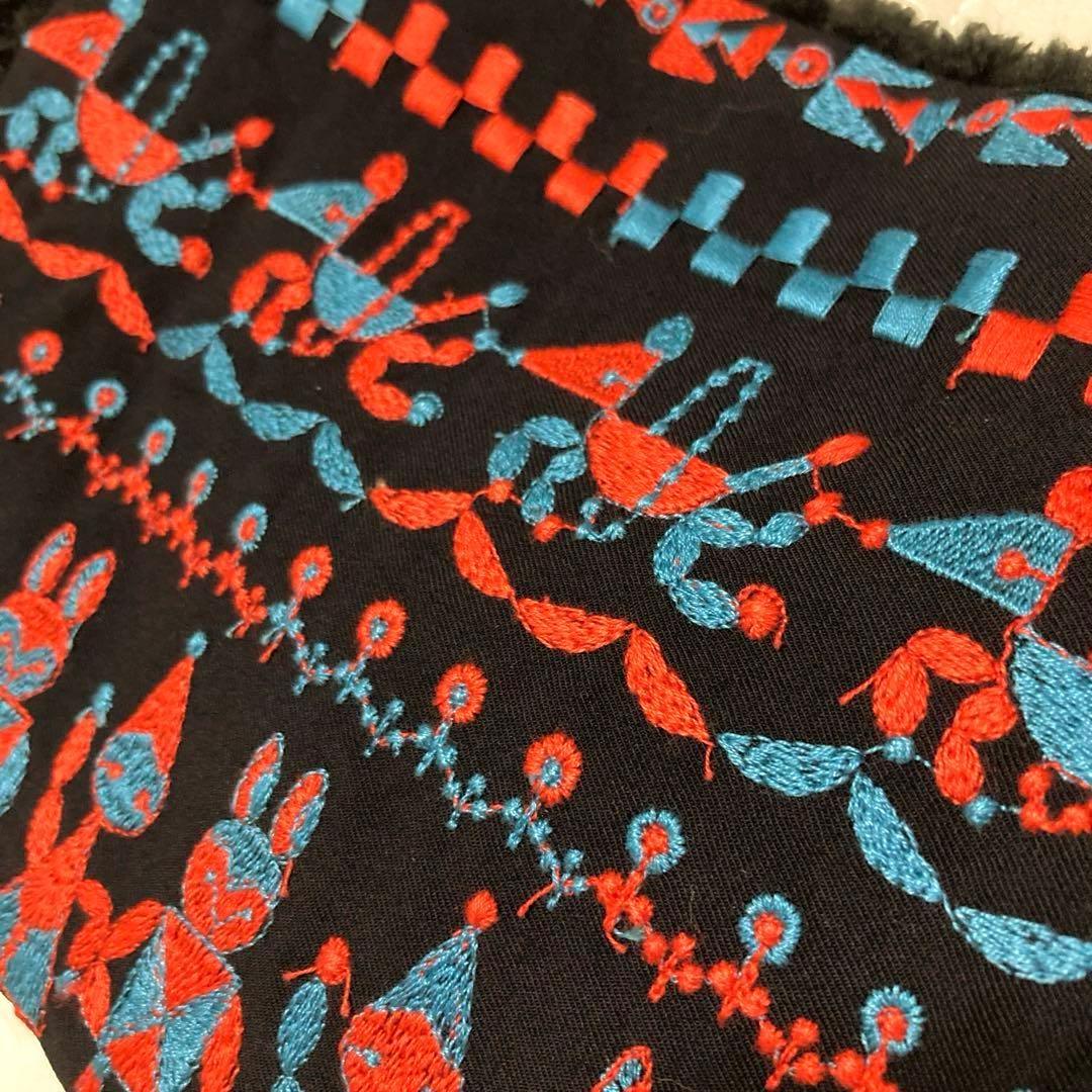 【レア生地】 766 ひねりスヌード　ネックウォーマー　fun ファン　ネイビー