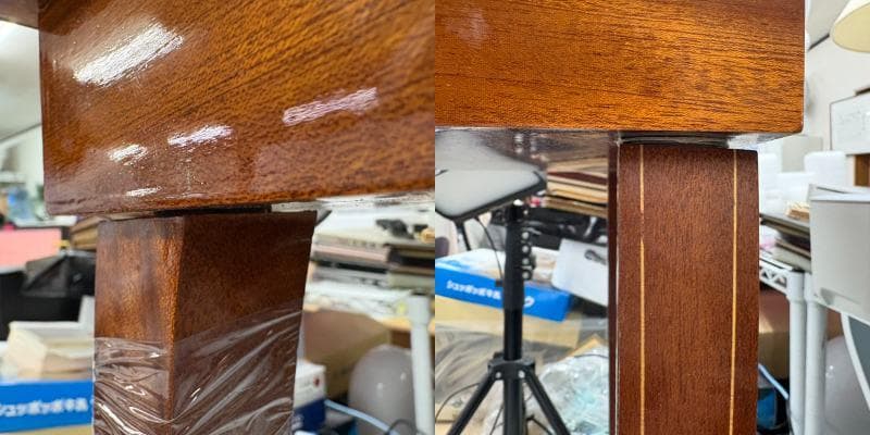 値下イタリア製 オルゴール付象嵌細工サイドテーブル 帰れソレントへ クラシカル