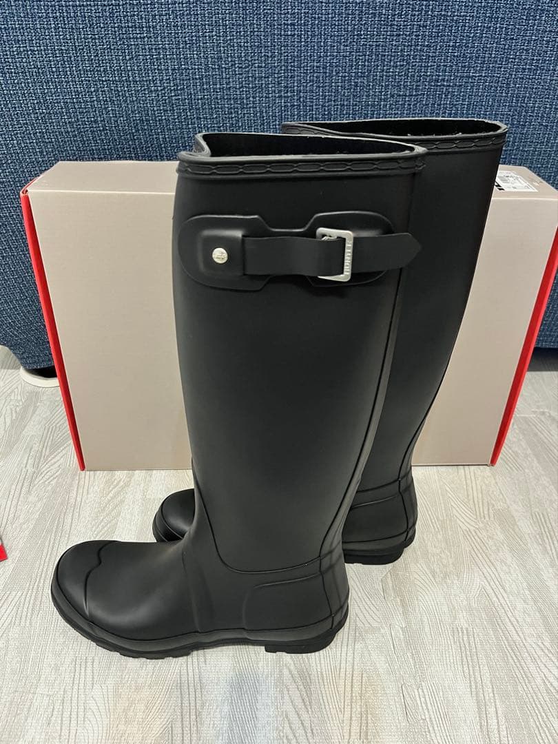美品【箱あり】HUNTER　ハンター　レインブーツ　長靴