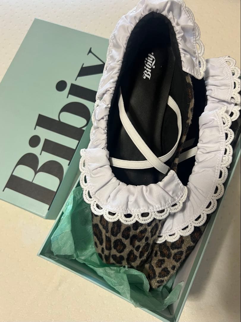 【正規品】Bibiy B. LACE BALLERINAS LEOPARD