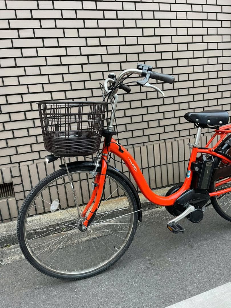 美品12.8Ah YAMAHA電動アシスト付き自転車26AYC83