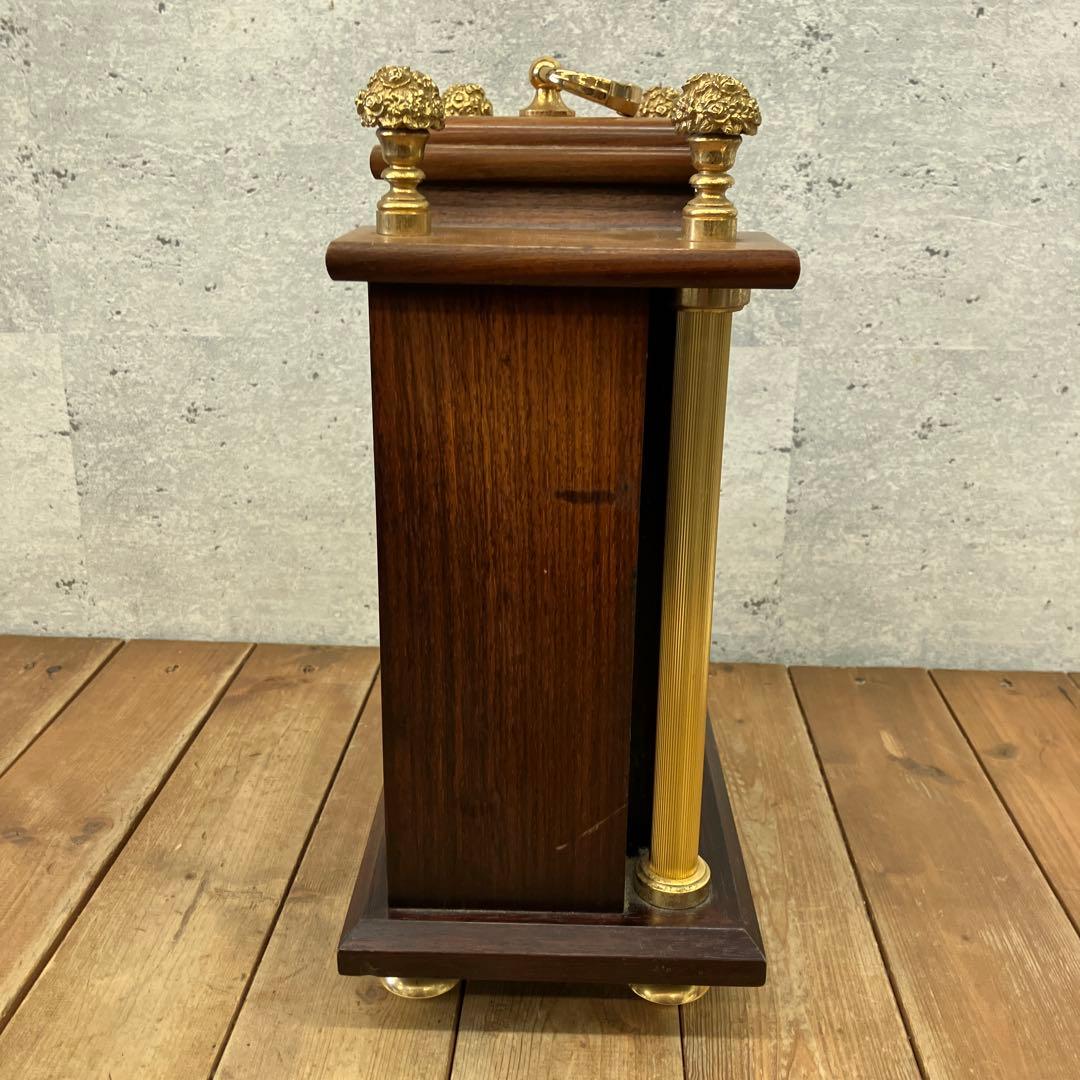 昭和レトロ セイコー クオーツ QW428B 置時計 時計 アナログ 連続秒針