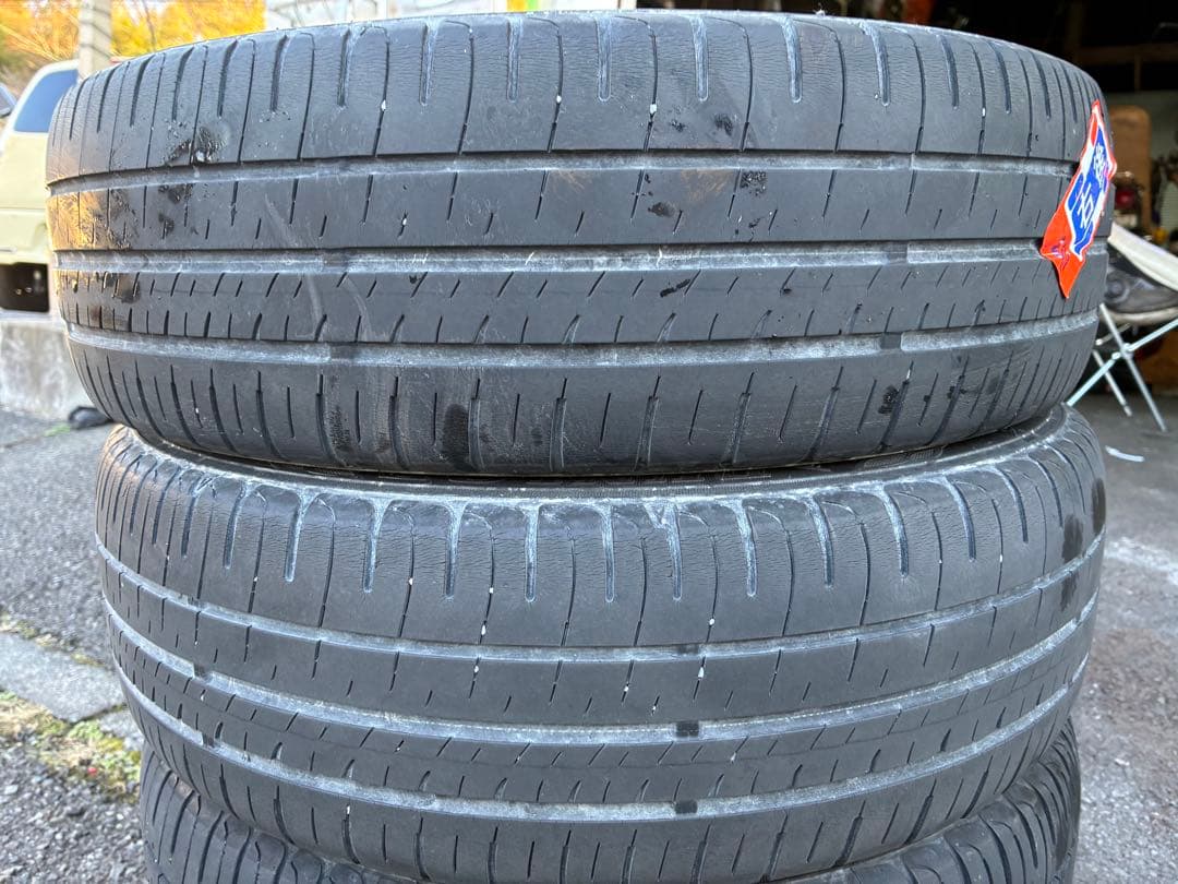 スペーシアカスタムから取り外し165/55R15アルミタイヤセット