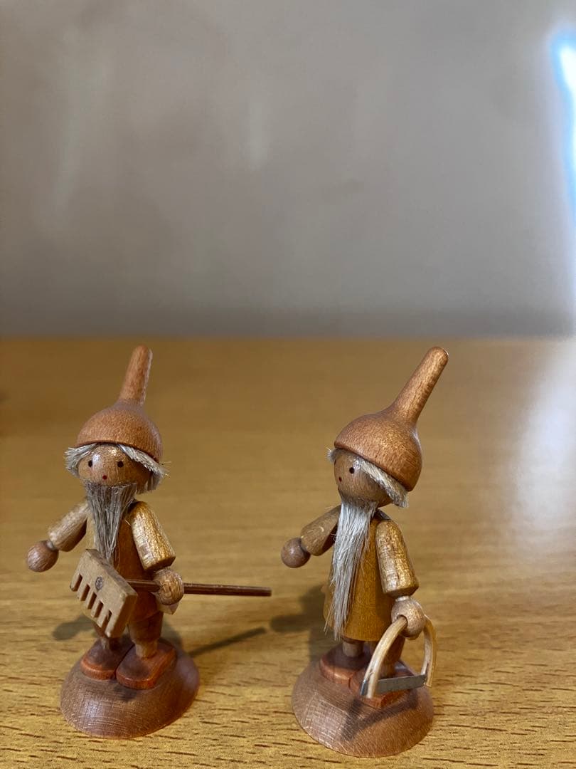 Flade Wiltner ドイツ製　木製ミニチュア人形 6体セット