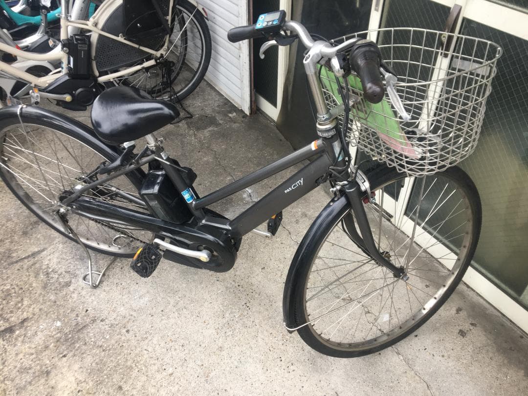 地域限定送料無料　パス　シティ　15,4AH　内装5段変速　グレー　電動自転車