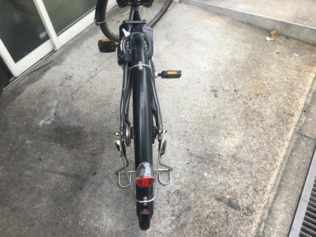 地域限定送料無料　パス　シティ　15,4AH　内装5段変速　グレー　電動自転車