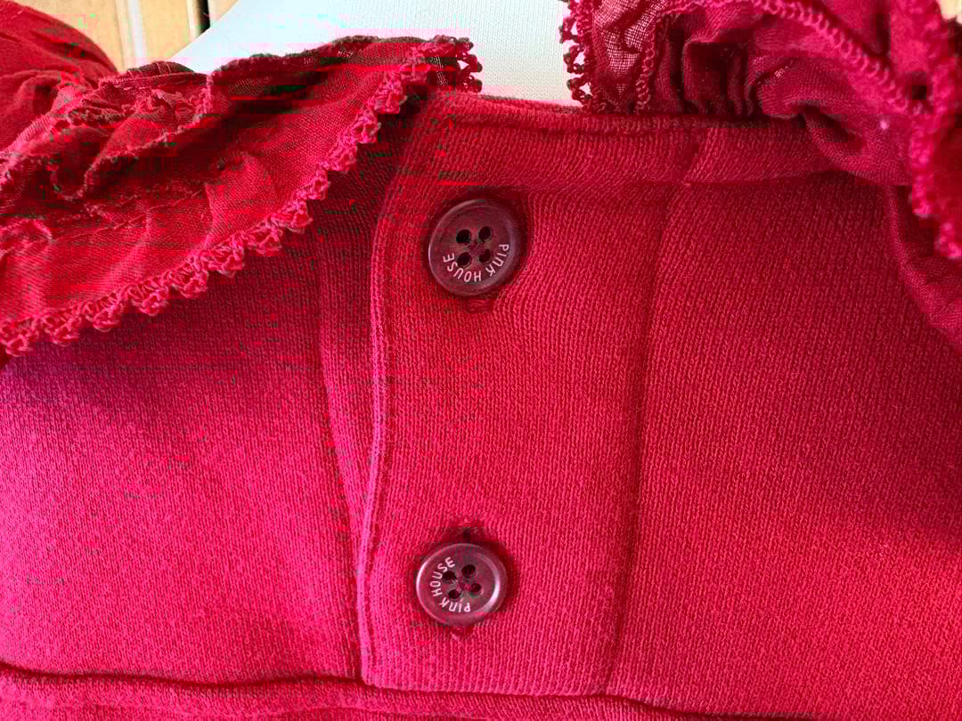 ♡ピンクハウス♡ピコフリル襟付き　トレーナー