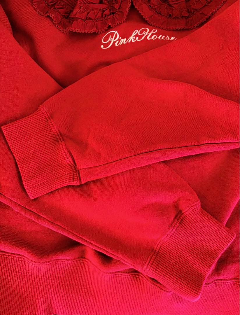 ♡ピンクハウス♡ピコフリル襟付き　トレーナー