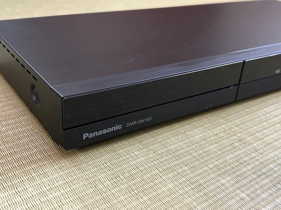 【DVDトレイに難あり】Panasonic DMR-2W102 説明書付き