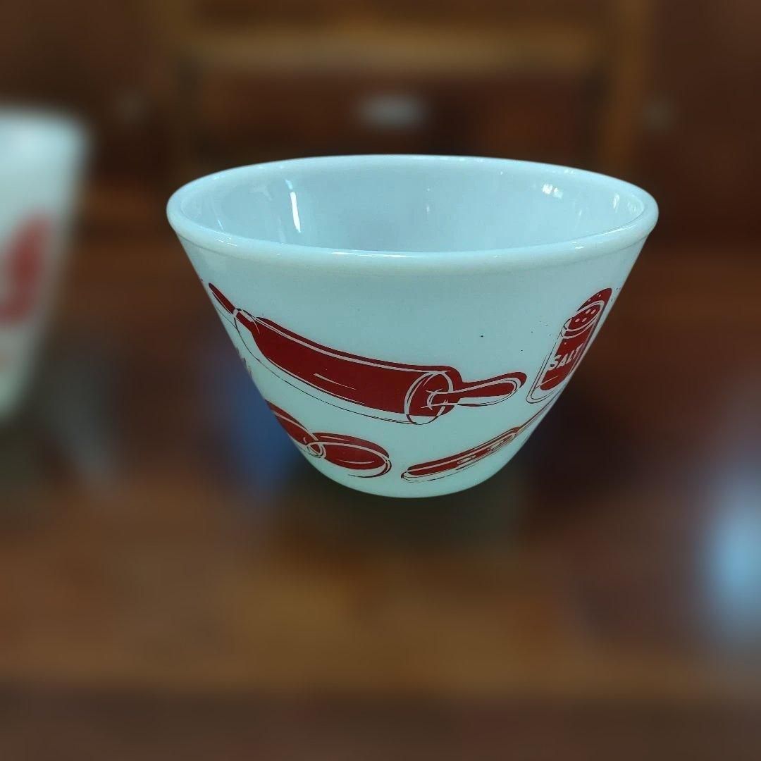 fire king ファイヤーキング　キッチンエイドボウル　M.L